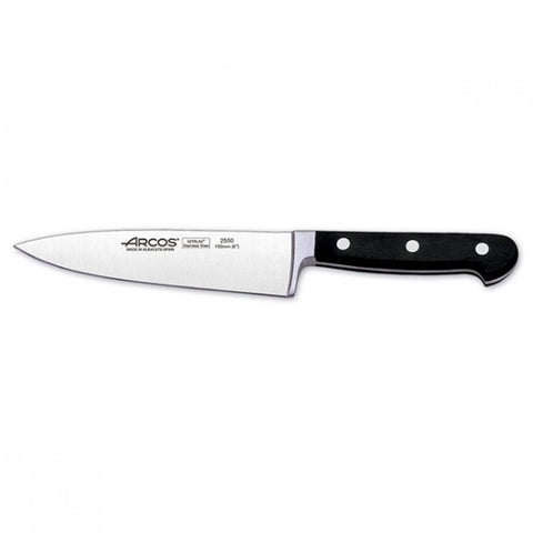 Arcos CLASICA CHEF'S KNIFE-210mm BLACK HANDLE (Each)
