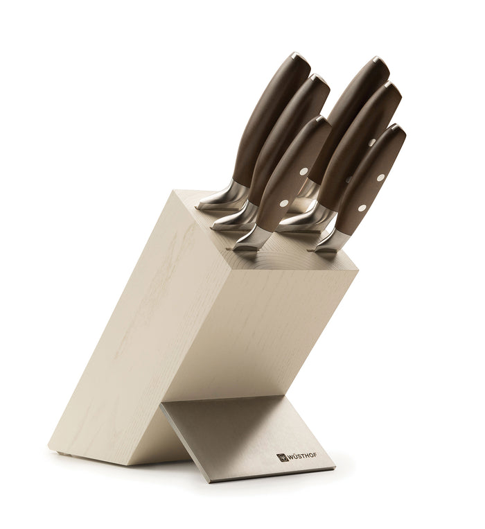Wusthof EPICURE CREME BEECH KNIFE BLOCK SET 7 PIECE (1090670