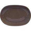 tablekraft ARTISTICA OVAL SERVING PLATTER-305x210mm MOCHA-Auscaterquip