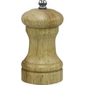 Chef Inox MILL-SALT/PEPPER-BIRCH WOOD CERAMIC GEAR 100mm "DUO" (x2)