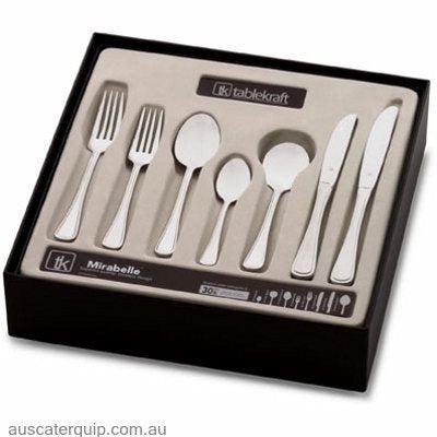 tablekraft CUTLERY SET 56pc MIRABELLE-Auscaterquip