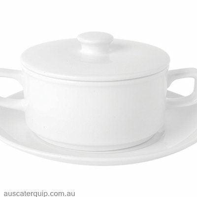 Royal Porcelain SOUP CUP & LID 2 HANDLE CHELSEA 94340 (0239)-Auscaterquip