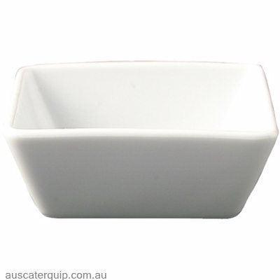 Royal Porcelain SQUARE SAUCE DISH 70mm CHELSEA (P4174)-Auscaterquip
