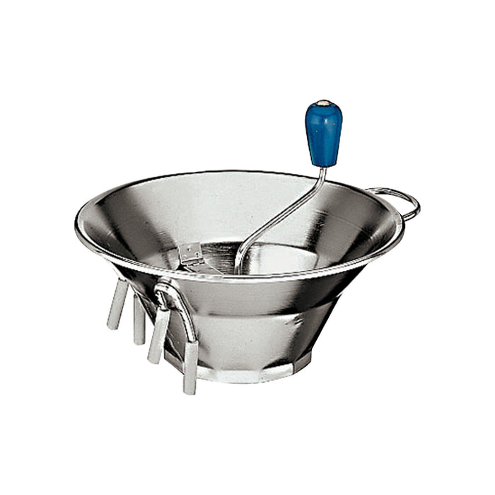 Paderno FOOD MILL-18/10 320mm w/3 BLADES-1.5/2.5/4mm-Auscaterquip