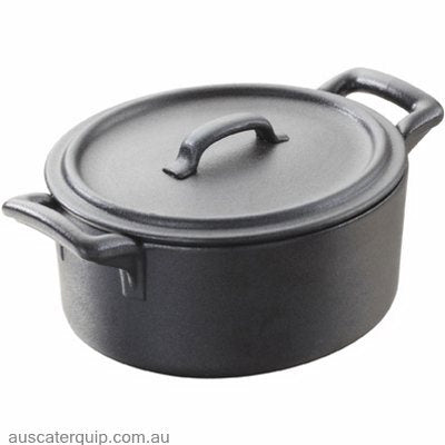 Revol REVOL BELLE CUISINE CHARCOAL COCOTTE W/LID 135x120mm-Auscaterquip