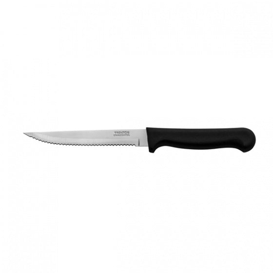 Trenton  STEAK KNIFE POINT TIP-BLACK HANDLE, 220mm  (Doz)