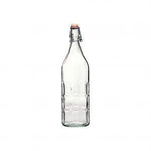 BORMIOLI ROCCO MORESCA BOTTLE 1.0lt WHITE TOP (3.45930) [Box of 20]