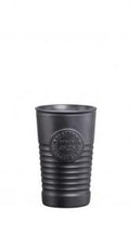 Bormioli Rocco OFFICINA1825-TUMBLER METALIC BLACK 300ml (5.40620MO) (x6)