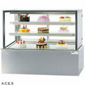 GREENLINE HEATED 3 Tier SQUARE GLASS HOT Display 1500 mm wide-Auscaterquip