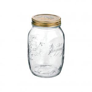 Bormioli Rocco QUATTRO STAGIONI-JAR 100mm 1.0lt 86mm LID (3.65160) (Box of 12)