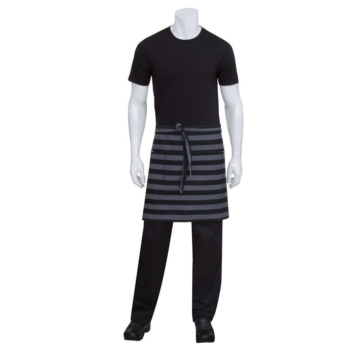 Chesapeake Black Denim Half Apron-Auscaterquip
