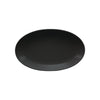 Rene Ozorio RIMMED OVAL PLATE-180mm AURA MATT BLACK (304018) EA