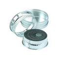 Chef Inox CUTTER SET-SML RND CRINKLED 11pc SIZE:25-95mm Set