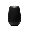 Stolzle  OLYMPIC TUMBLER 465ml MATT BLACK/SILVER (x6)