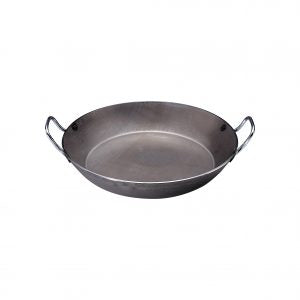 Guery PAELLA PAN-BLACK STEEL 450mm 2 HDL