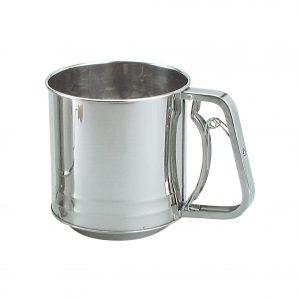 Chef Inox FLOUR SIFTER-Stainless Steel 5-CUP SQUEEZE HDL
