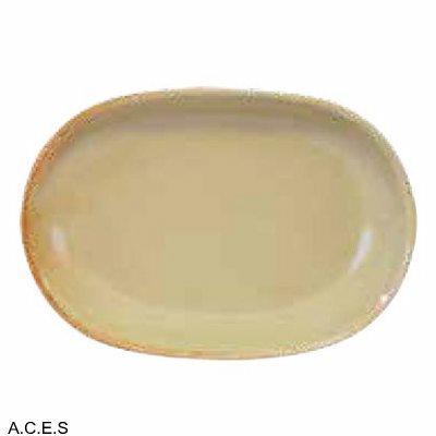 tablekraft ARTISTICA OVAL SERVING PLATTER-305x210mm FLAME-Auscaterquip