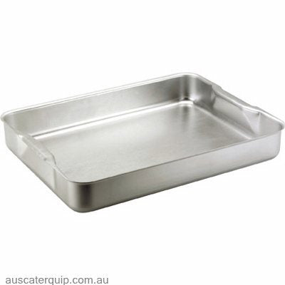 Chef Inox ROASTING DISH-ALUM RECESSED HANDLES 470x356x70mm-Auscaterquip