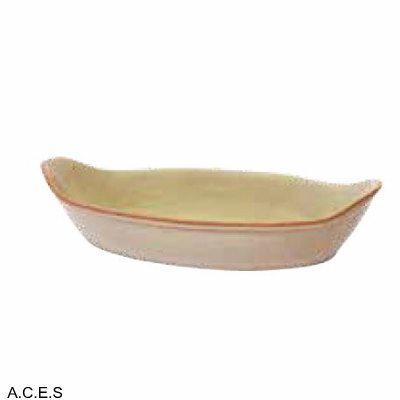 tablekraft ARTISTICA OVAL GRATIN DISH-300x150x50mm FLAME-Auscaterquip