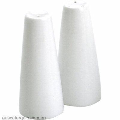 Vitroceram SALT SHAKER-TOWER WHITE "VITROCERAM"-Auscaterquip