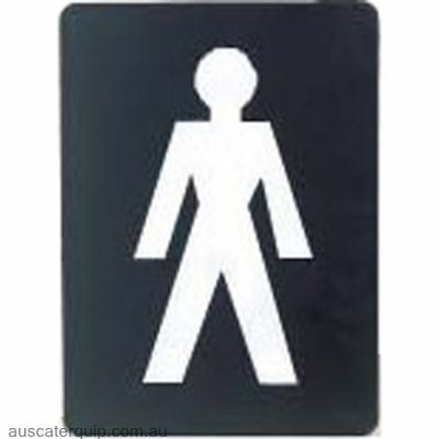 WALL SIGN: "Toilet/Left Arrow" GOLD ON WHITE-Auscaterquip