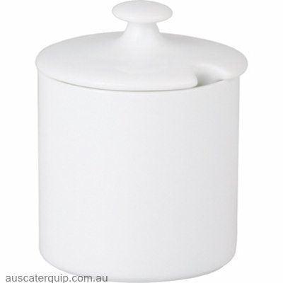 Royal Porcelain CONDIMENT POT W/ LID-0.10Lt CHELSEA (4050)-Auscaterquip