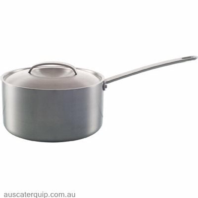 Chef Inox SAUCEPAN-185mm/2.5lt w/LID NON-STICK 'STUDIO'-Auscaterquip