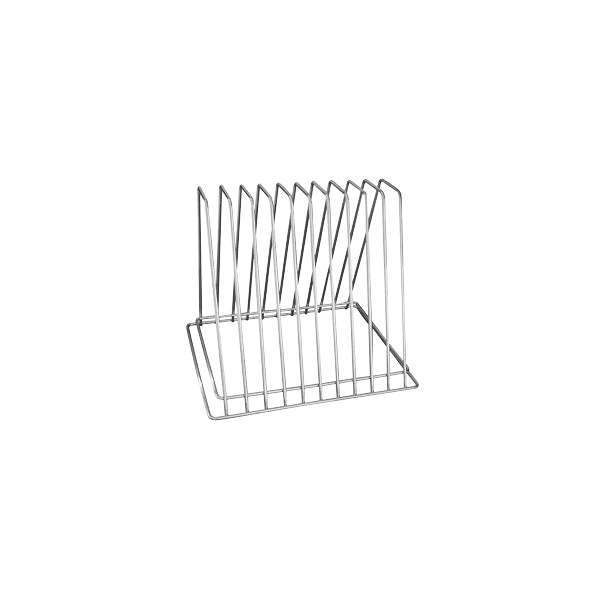 Trenton  CUTTING BOARD RACK-6 SLOT, W/HOOKS RE-INFORCED BASE (Each)