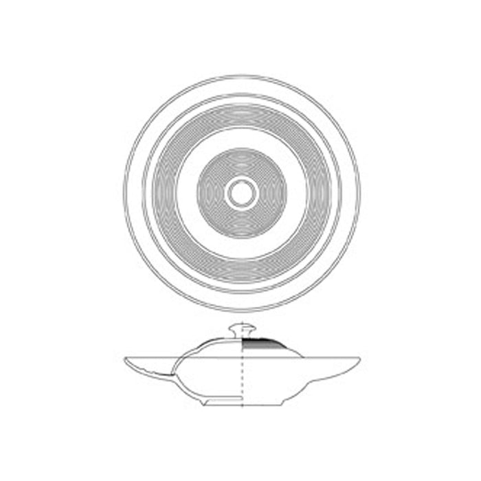 Rene Ozorio DEGUSTATION BOWL W/LID-230mm AURA (930/2907)-Auscaterquip