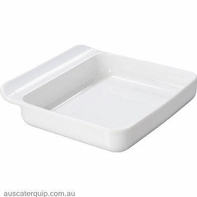 Revol REVOL BISTRO & CO SQUARE SHALLOW DISH 150x150x35mmWHITE-Auscaterquip