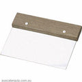 Chef Inox DOUGH SCRAPER-Stainless Steel 150x75mm WOOD HDL