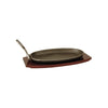 Moda  STEAK SIZZLER-CAST IRON | W/WOOD BASE | 240x140mm  (Each)