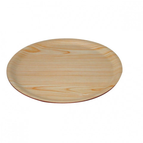 Trenton  ROUND WOOD TRAY-370mm Ø BIRCH (Each)