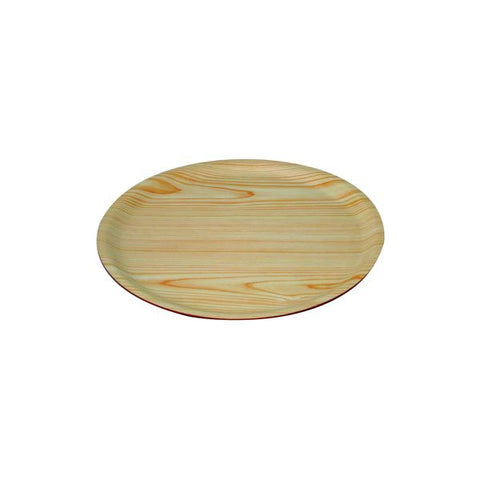 Trenton  ROUND WOOD TRAY-370mm Ø BIRCH (Each)