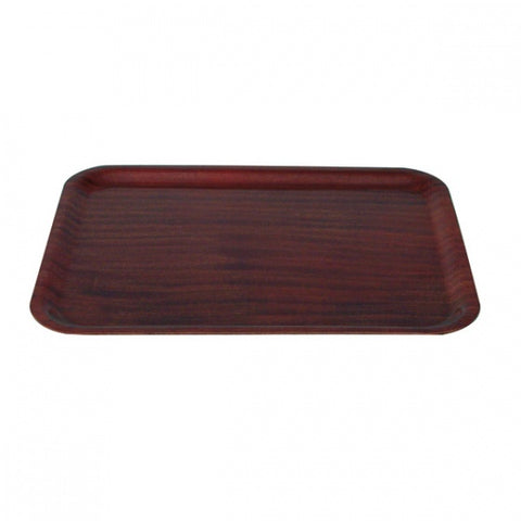 Trenton  RECT. WOOD TRAY-480x370mm MAHOGANY  (Each)