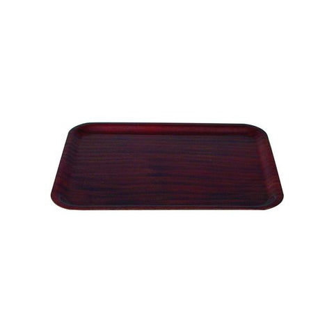 Trenton  RECT. WOOD TRAY-430x330mm MAHOGANY  (Each)