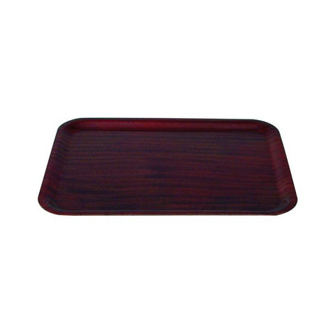 Trenton  RECT. WOOD TRAY-480x370mm MAHOGANY  (Each)