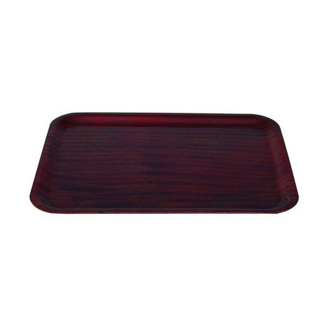 Trenton  RECT. WOOD TRAY-550x400mm MAHOGANY  (Each)