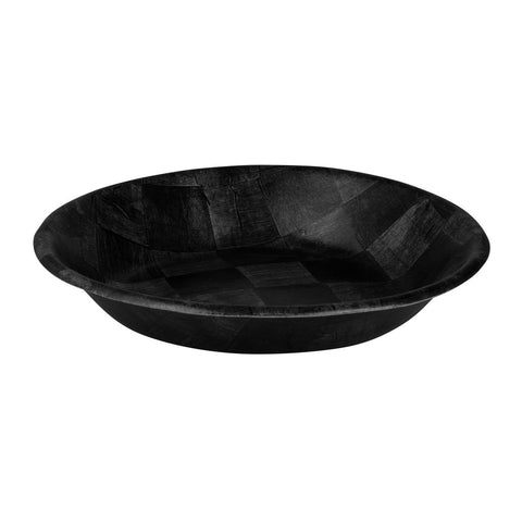 Trenton  SERVING BOWL-W/WOOD, HD-600mm Ø BLACK (x2)