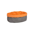 Moda  CANVAS BAG-OVAL, 250x180x90mm  CHARCOAL/ORANGE (Each)