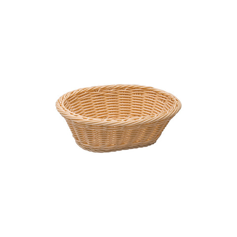 Sunnex  BREAD BASKET-HD PP | OVAL | 240x170x80mm NATURAL (Each)