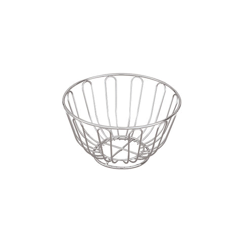 Trenton  BREAD BASKET-CHROME | ROUND | 240x115mm CHROME (Each)