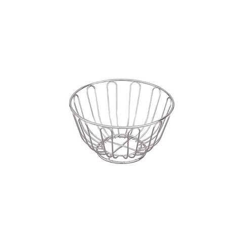 Trenton  BREAD BASKET-CHROME | ROUND | 200x115mm CHROME (Each)