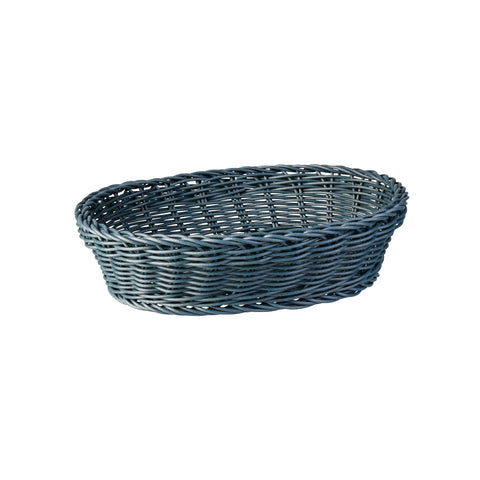 Trenton  BASKET-OVAL, PP, 235x185mm GREY (Each)