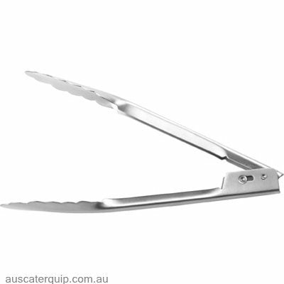 Chef Inox TONG-UTILITY S/S AUTO-LOCK 230mm-Auscaterquip