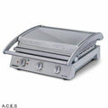 ROBAND 8 SANDWICH GRILL 15A Ribbed top-Auscaterquip