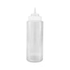 Trenton  SQUEEZE BOTTLE WIDE MOUTH-1.0lt CLEAR (Each)
