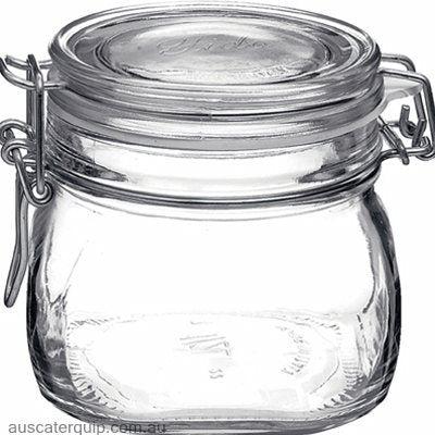Bormioli Rocco FIDO-JAR 0.56lt CLEAR LID (1.49210)-Auscaterquip