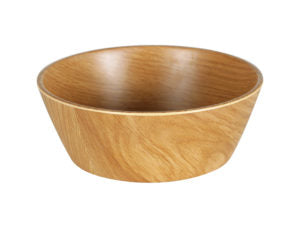 Zicco Melamine  SERVE BIRCH ROUND BOWL 205x205x75mm