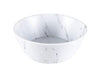 Zicco Melamine  SERVE WHITE MARBLE ROUND BOWL 205x205x75mm